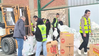 ِإعداد 6000 شنطة ضمن حملة 