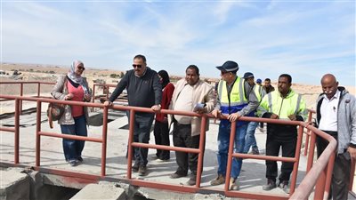  رئيس مياه الأقصر يتفقد محطة مياه قباح شرق ومعالجة صرف صحى الدبابية بإسنا