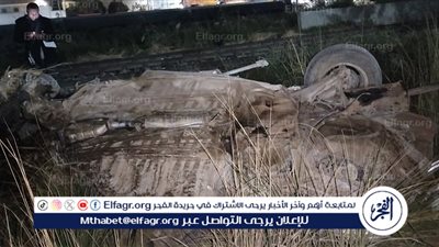 مصرع شخص في حادث تصادم بين قطار وسيارة ملاكي بالمنيا