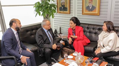 مدير مكتبة الإسكندرية يستقبل المدير العام لمتحف الكونغو