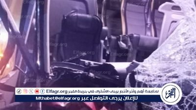الصور الأولى لحادث تصادم أتوبيس بسيارتي نقل بالمنيا سارتى 