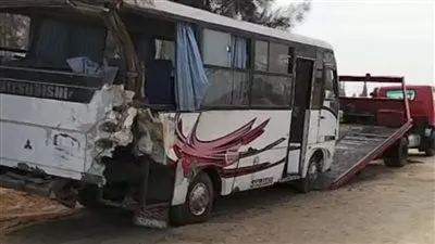 ننشر اسماء المصابين فى حادث الاقليمي اثر تصادم أتوبيس مع سيارة نقل 