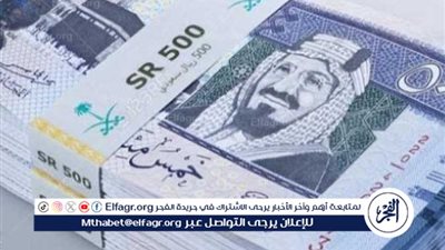 سعر الريال السعودي أمام الجنيه المصري بتعاملات اليوم 29/3/2025 بالبنوك