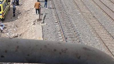 مصرع سيدة صدمها قطار بشبرا الخيمة