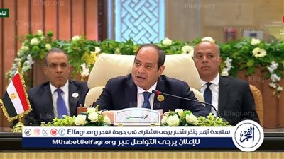 الرئيس السيسي: نرفض تهجير الفلسطينيين وسندافع عن حقهم في البقاء