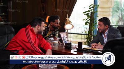 أحمد عبد الوهاب وأكرم حسني مدربي كرة قدم في الحلقة الخامسة من مسلسل الكابتن