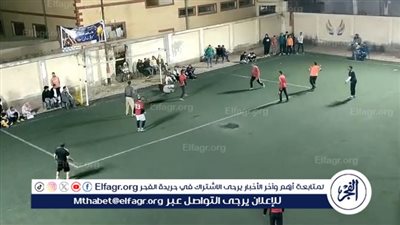 برلماني يحرز هدفا في افتتاح دورة رمضانية بالبحيرة