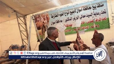 تخفيضات تصل نحو 30%.. محافظ أسوان يتفقد معارض 