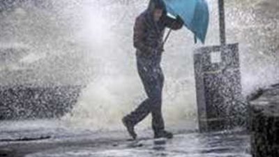 أمطار رعدية ورياح شديدة تضرب الإسكندرية مع بداية نوة الحسوم