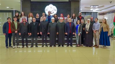 وزير الأوقاف الأردني وأمين مجلس الشئون الإسلامية المصري يلتقيان وفد جامعة جورج تاون