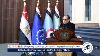 الرئيس السيسي: المصريون دائمًا على قلب رجل واحد في مواجهة أحداث المنطقة 
