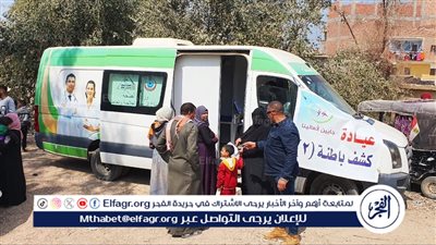 رئيس مركز أسيوط يتابع أعمال القافلة الطبية بقرية بني غالب