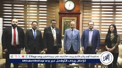 محافظ المنيا يستقبل وفد المكتب الفني للبابا تواضروس الثاني للتهنئة بشهر رمضان المبارك