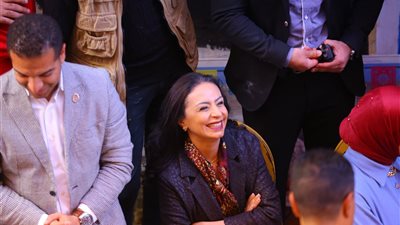 وزيرة التضامن الاجتماعي تشارك في حفل إفطار أهالي المطرية