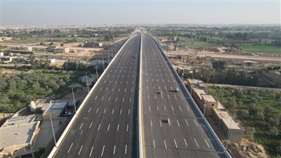 افتتاح محور تقاطع طريق حسن علام بمدينة برج العرب