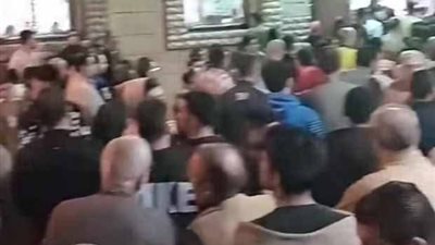 تشييع جثمان الشاب ضحية القتل على يد 3 أشخاص بشبين القناطر 