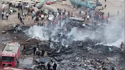 التحقيق في حريق داخل جراج في منطقة المساعيد بجوار قسم الخصوص