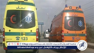 إصابة 7 أشخاص في حادث انقلاب ميكروباص بالفيوم 