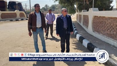 رئيس مركز أسيوط يتفقد أعمال رفع كفاءة مدخل قرية بني حسين