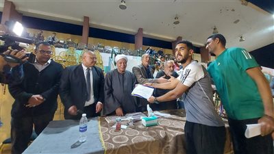 ختام بطولة مركز شباب مدينة قنا وتكريم حفظة القرآن الكريم