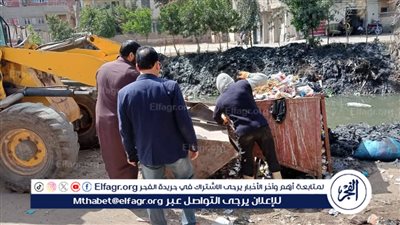 تفاصيل جولة ميدانية بمنية النصر لتطهير ترعة النزل بالدقهلية ..صور 