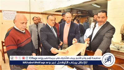 محافظ أسيوط يتابع إعادة تدوير الرواكد بورش مدرسة أسيوط الثانوية الزخرفية