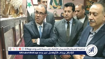 وزير الرياضة والخارجية ومحافظ أسيوط يزوران مدرسة ناصر العسكرية والمدرسة الميكانيكية بأسيوط 