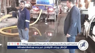 محافظ المنيا: الانتهاء من إصلاح كسر ماسورة مياه على كورنيش النيل وإعادة فتح الطريق