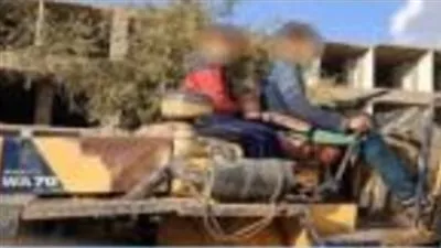 ضبط طفل لقيادته معدة ثقيلة بالقليوبية