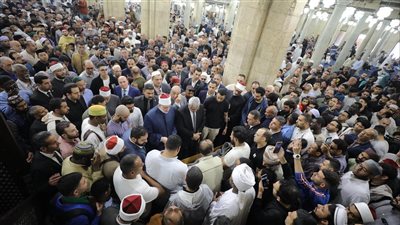 تشييع جنازة الدكتور المحرصاوي من الجامع الأزهر 