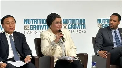 نائب وزير الصحة تشارك في جلسة حوارية بقمة التغذية من أجل النمو في فرنسا