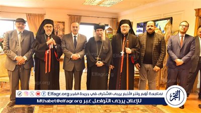 محافظ أسيوط يستقبل المهنئين بعيد الفطر المبارك من القيادات التنفيذية والشعبية والدينية بديوان عام المحافظة