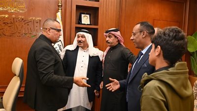 محافظ جنوب سيناء يتلقى التهنئه بعيد الفطر المبارك من القيادات التنفيذية واعضاء مجلسى النواب والشيوخ