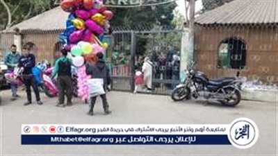 إقبال كبير من المواطنين على حديقة الحيوان بالشرقية في ثانى أيام عيد الفطر