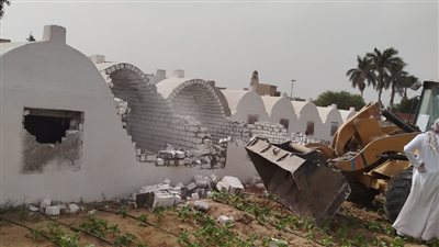 لهذا السبب.. إزالة فورية لـ 14 مقبرة بكفر داود بالمنوفية