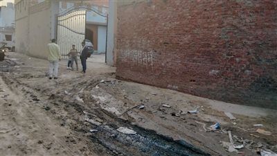 شفط مياه الصرف من شوارع عزبة أبو عامر بمنشأة القناطر