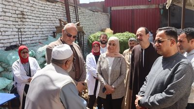 محافظ القليوبية يدشن الحملة القومية لتحصين الماشية ضد مرض الحمى القلاعية