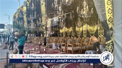 بالصور.. محافظة الدقهلية تنتهي من الاستعدادات النهائية لعزاء السكرتير العام الراحل 