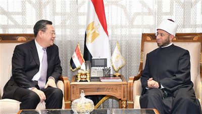 وزير الأوقاف يستقبل نائب مدير اللجنة الوطنية الصينية للشئون العرقية