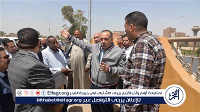 محافظ أسيوط يتفقد مدخل مركز ومدينة منفلوط 