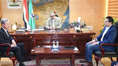 محافظ الفيوم يلتقي ووفد شركة يازاكي ويتفقدون الأعمال الانشائية لمصنع الضفائر الكهربائية للسيارات