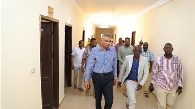 محافظ أسوان يتفقد مبنى الوحدة المحلية الجديد لمركز ومدينة نصر النوبة بتكلفة 11 مليون جنيه