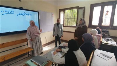  وكيل وزارة تعليم المنوفية يتابع مدارس المحافظة للتأكد من استقرار العملية التعليمية