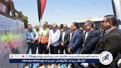 رئيس الوزراء يتفقد أعمال مشروع ازدواج طريق أسيوط/ ديروط الزراعي