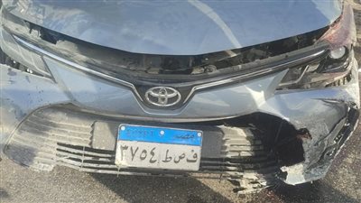 أصابة شخصين في حادث تصادم سيارتين ملاكي بالفيوم