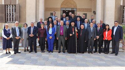 بطريرك الاقباط الكاثوليك يستقبل رئيس الطائفة الإنجيلية بمصر للتهنئة بعيد القيامة المجيد