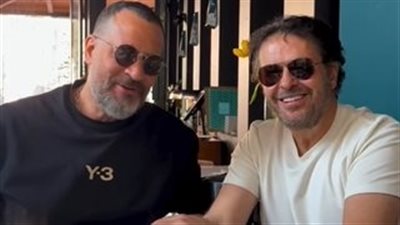 ماجد المصري يشارك فيديو عفوي مع راغب علامة في لبنان 