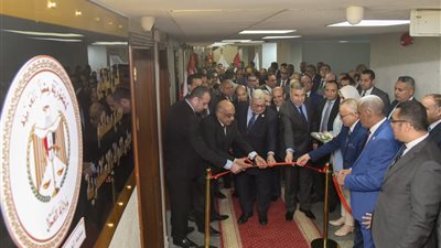وزير العدل ومحافظ الإسكندرية يفتتحان فرع توثيق مجمع محاكم مجلس الدولة بسموحة