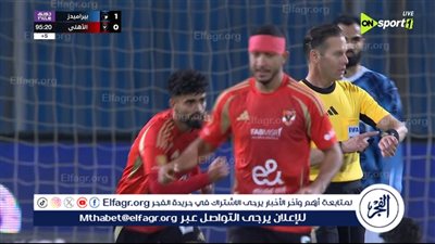 في الوقت القاتل.. أحمد رضا ينقذ الأهلي بالتعادل الإيجابي أمام بيراميدز بالدوري