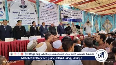 نائب محافظ سوهاج يحضر جلسة صلح بين عائلتين بعرابة ابو الدهب